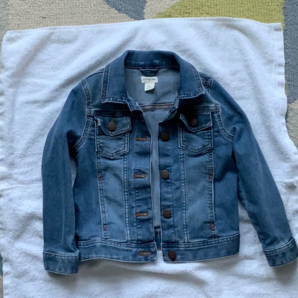 Girls Crew Cuts Jean jacket like new size 4-5. Super cute with some stretch